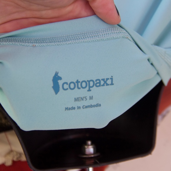 Bundle of two Cotopaxi Athletic Tops. Men's Size Medium. Orange and Blue - Picture 6 of 9